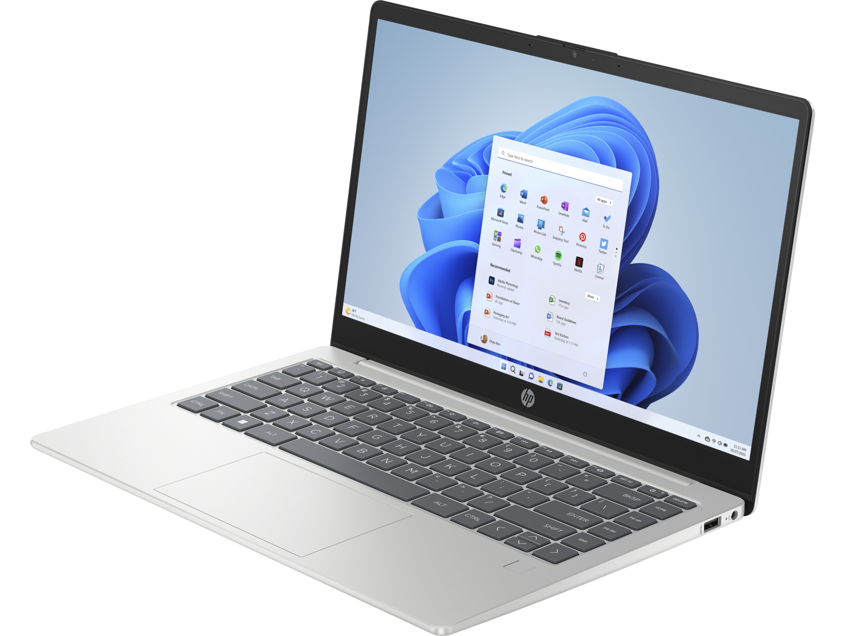 HP 14-ep0063nr 14" HD Notebook, Intel Pentium N200, 3.70GHz, 4GB RAM, 128GB SSD, Win11H - 7H365UA#ABA