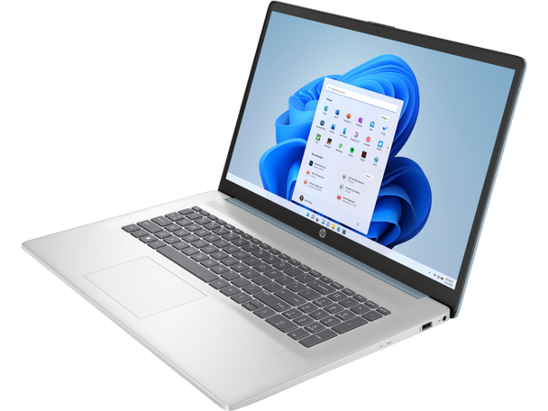 HP 17-cn0512nr 17.3" HD+ Notebook, Intel Celeron N4500, 1.10GHz, 4GB RAM, 256GB SSD, Win11H - B89NMUA#ABA