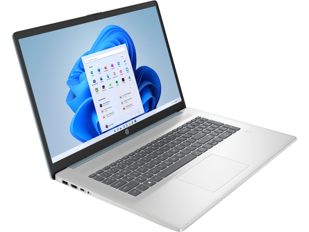 HP 17-cn0512nr 17.3" HD+ Notebook, Intel Celeron N4500, 1.10GHz, 4GB RAM, 256GB SSD, Win11H - B89NMUA#ABA