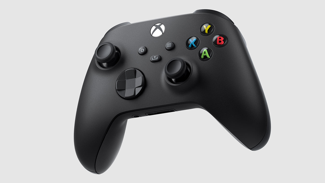 Microsoft Xbox Wireless Controller for Xbox Series X/S, Hybrid D-Pad, Bluetooth, USB-C, Carbon Black - EP2-29929 (Refurbished)