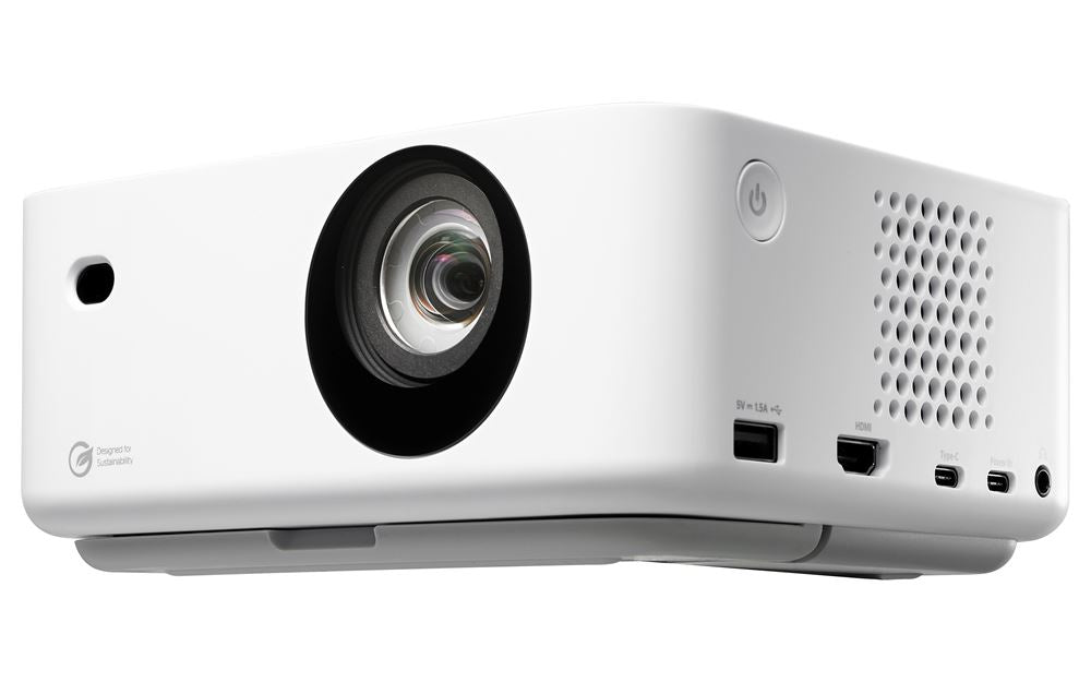 Optoma ML1080ST FHD RGB Triple Laser DLP Projector, 1200-Lumens, 3M:1-Contrast - ML1080STRFBA (Certified Refurbished)