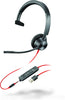 HP Poly Blackwire 3315 USB-A Headset TAA, Noise Cancellation - 8M3U1AA#ABA