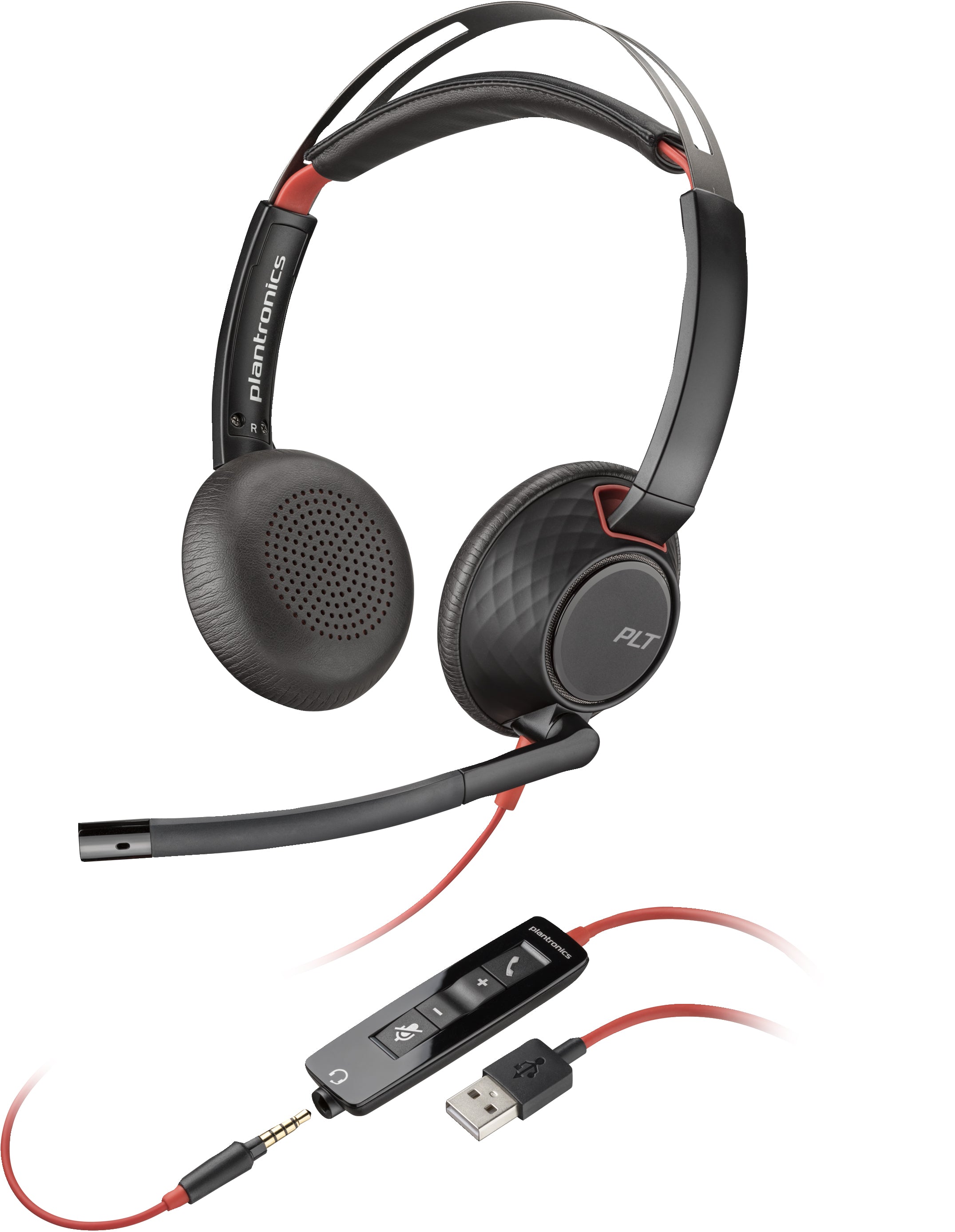 HP Poly Blackwire 5220 USB-A Headset TAA, Noise Cancellation - 8M3W9A6#ABA