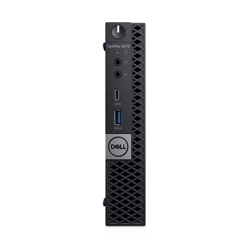 Dell OptiPlex 5070 Micro PC, Intel i5-9500T, 2.20GHz, 16GB RAM, 256GB SSD, Win11P - 203DE5070i5G9DTREF (Refurbished)