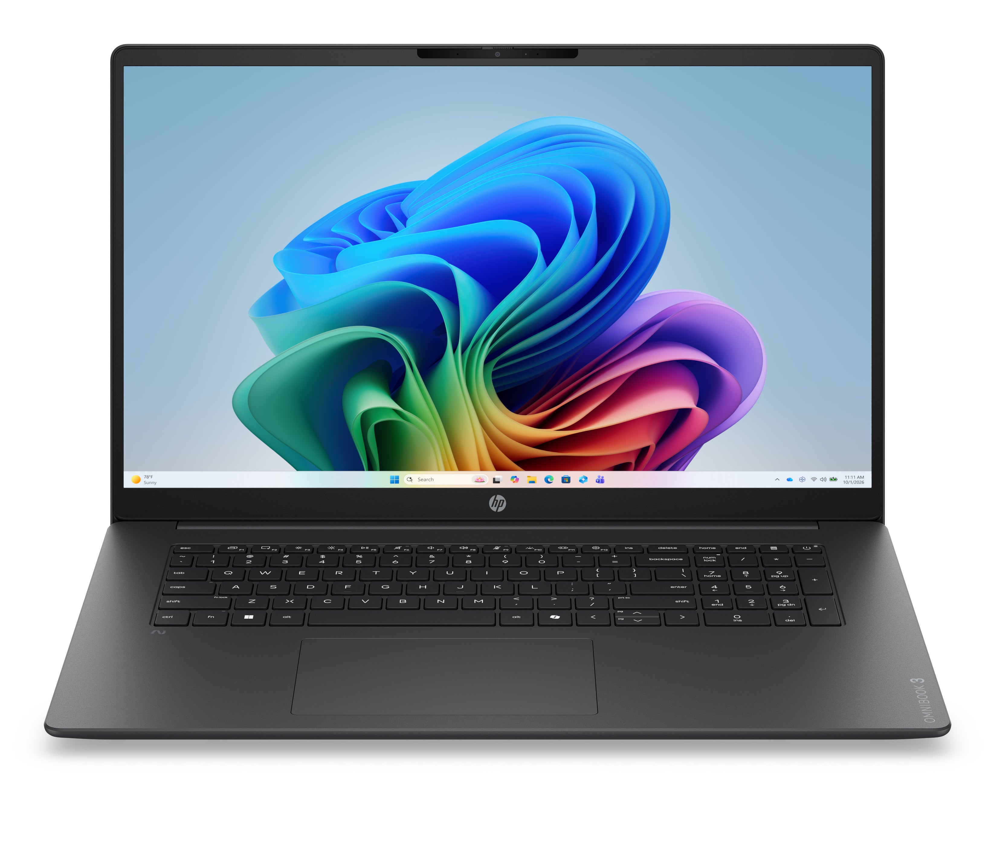 HP OmniBook 3 17-dg0107dx 17.3" FHD Laptop, Intel Ultra 7 255U, 16GB RAM, 512GB SSD, Win11H - D7NF3UA#ABA