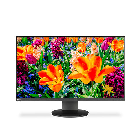 NEC MultiSync E243F 24" FHD Ultra-Narrow Bezel Monitor, 16:9, 6MS, 1K:1-Contrast - E243F-BK (Certified Refurbished)
