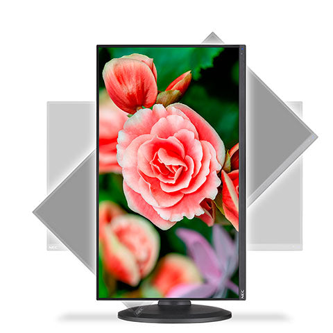 NEC MultiSync E273F 27" FHD LED Monitor, 16:9, 6MS, 5000:1-Contrast - E273F-BK (Certified Refurbished)