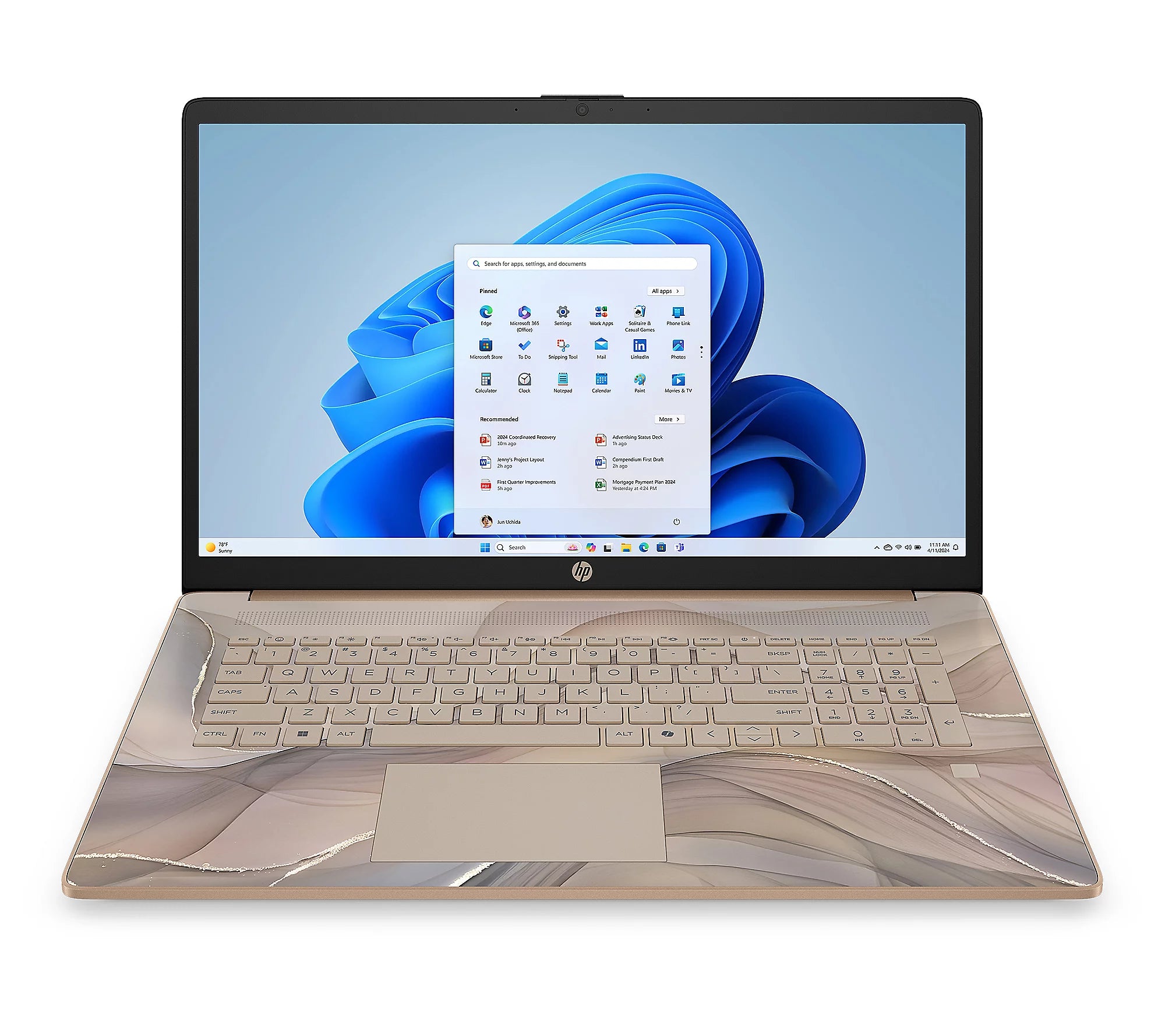 HP 17-cn3254ds 17.3" HD+ Notebook, Intel N200, 4GB RAM, 128GB UFS, Win11H - C2MN9UA#ABA (Certified Refurbished)