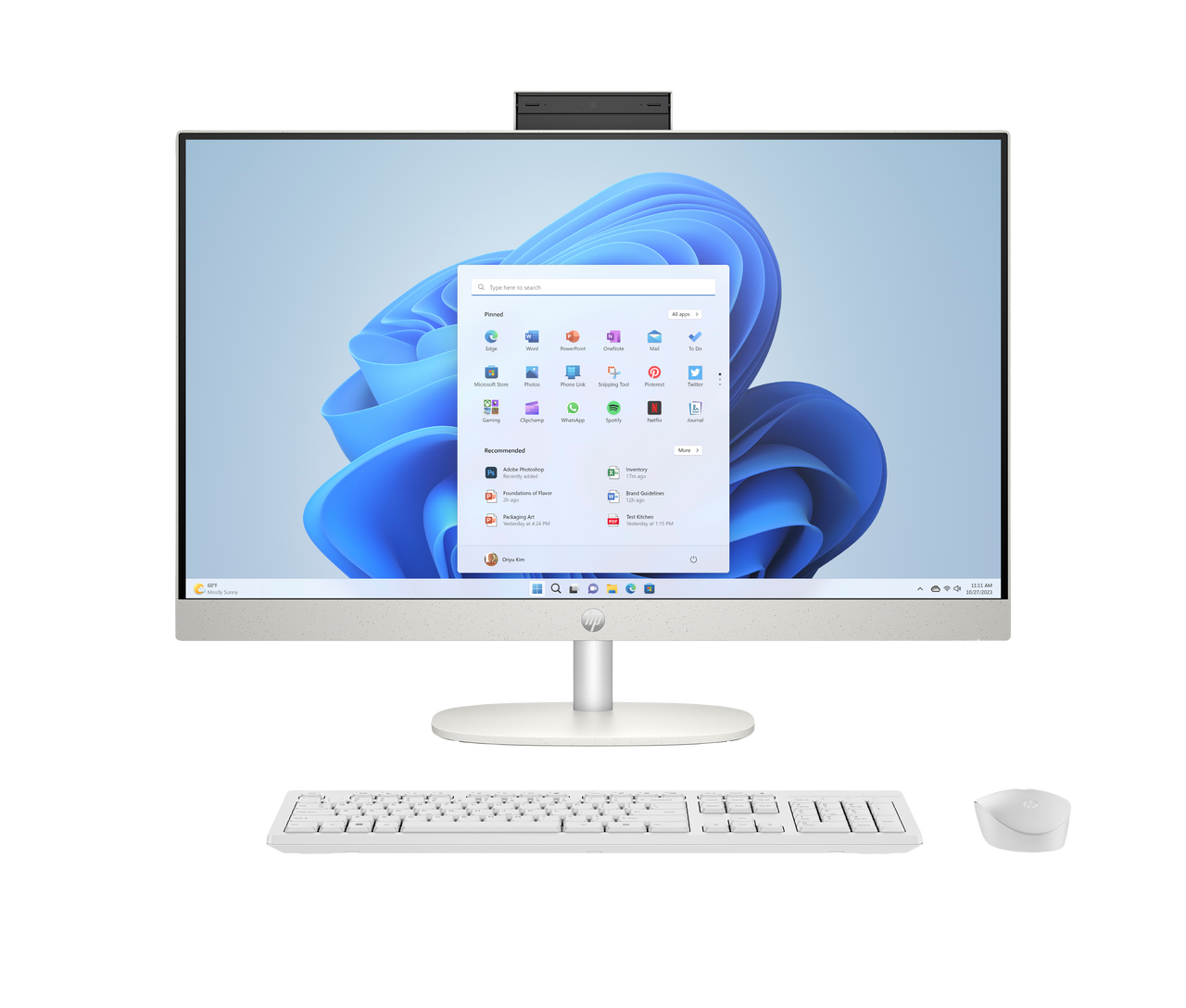HP 27-cr0089 27" FHD All-in-One PC, Intel i5-1334U, 3.40GHz, 16GB RAM, 1TB SSD, Win11H - BB4R5AA#ABL (Certified Refurbished)