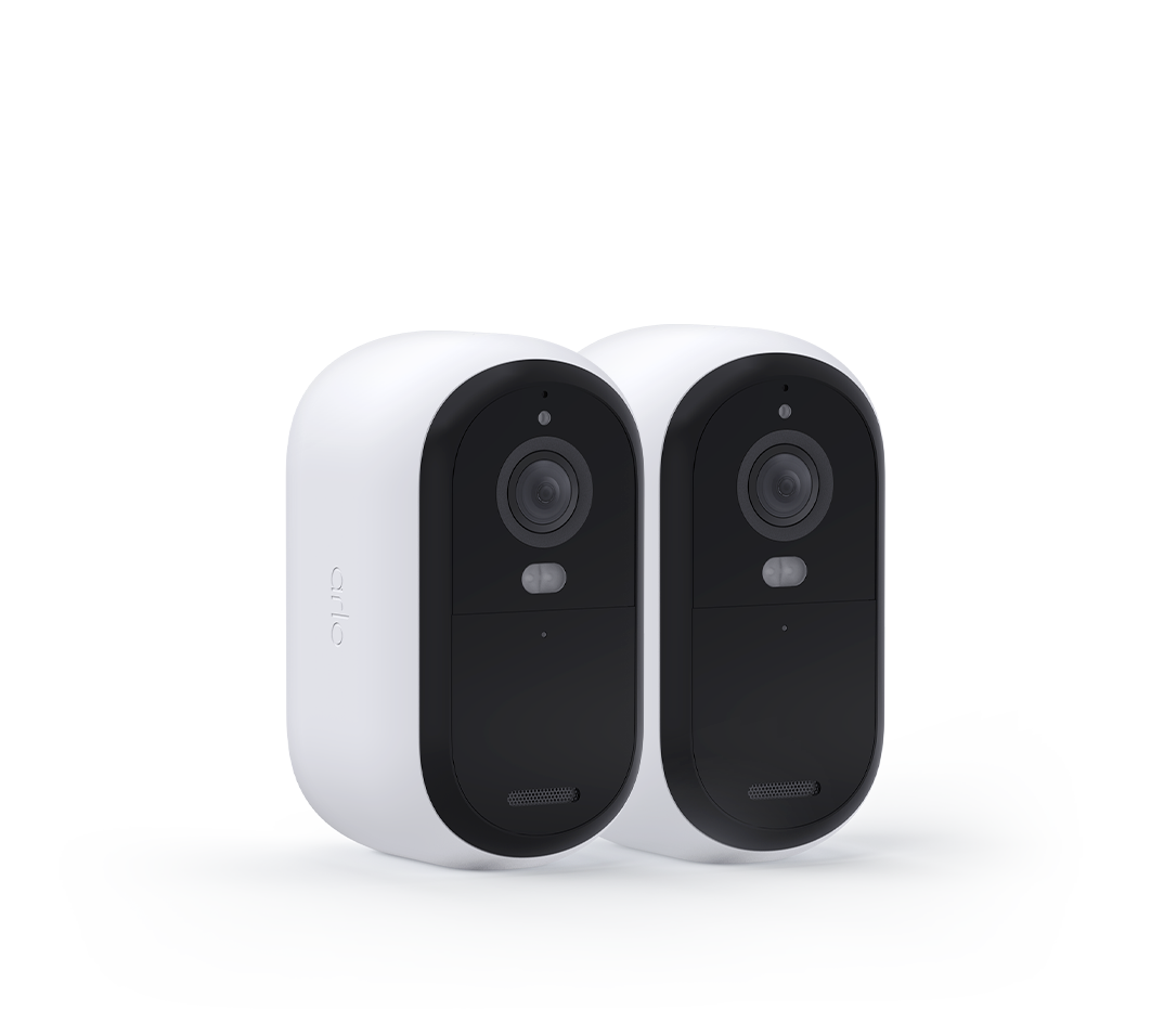 Arlo Essential Outdoor Wireless 2K Security Camera (2 Pack), Wi-Fi, USB, 130° View - VMC3250-100NAR (Certified Refurbished)