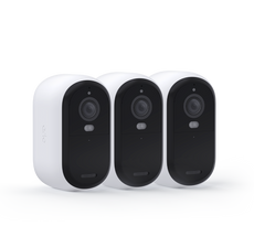 Arlo Essential Outdoor Wireless 2K Security Camera (3 Pack), Wi-Fi, USB, 130° View - VMC3350-100NAR (Certified Refurbished)