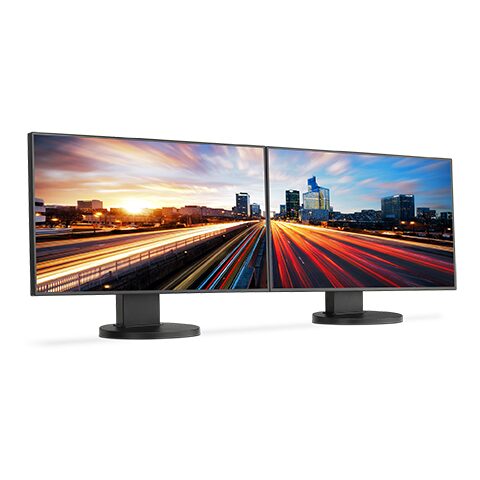 NEC MultiSync EX241UN 24" FHD Widescreen Monitor, 16:9, 6MS, 1K:1-Contrast - EX241UN-BK (Certified Refurbished)