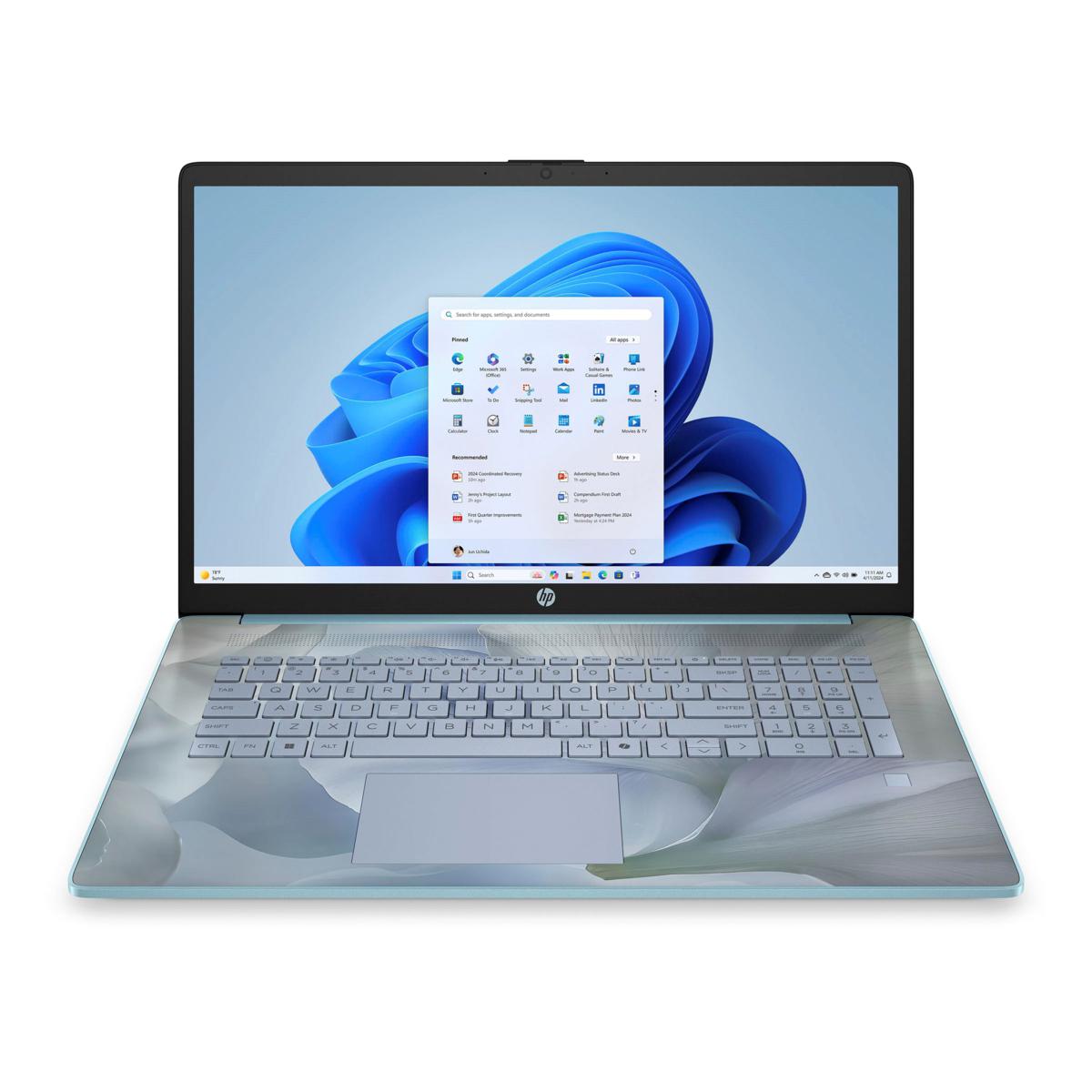 HP 17-cp2335ds 17.3" HD+ Notebook, AMD R3-7320U, 2.40GHz, 8GB RAM, 256GB SSD, Win11H - BL0W6UA#ABA (Certified Refurbished)