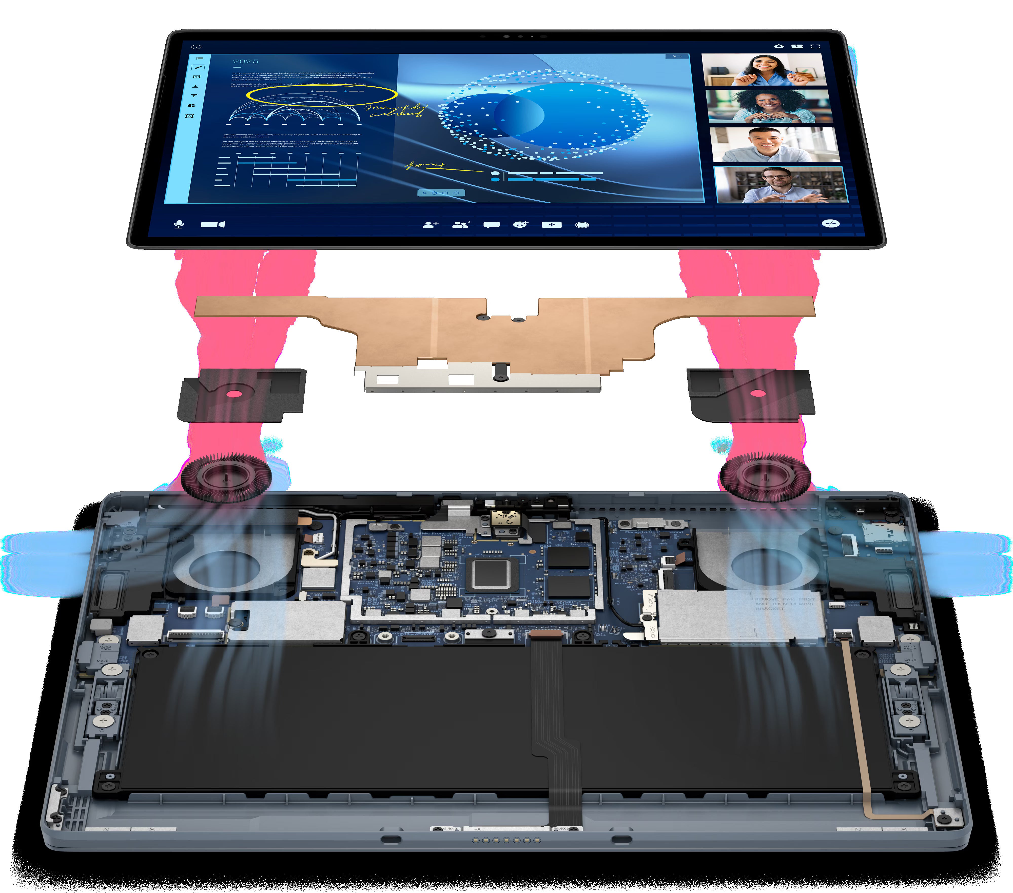 Dell Latitude 7350 13" 3K Detachable Notebook, Intel Ultra 5 134U, 0.7GHz, 16GB RAM, 256GB SSD, Win11P - LAT0180402