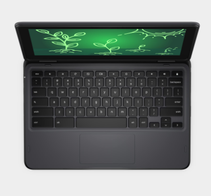 Dell 3120 11.6" HD Chromebook, Intel N100, 0.8GHz, 4GB RAM, 64GB eMMC, ChromeOS - CHB3120-4-64