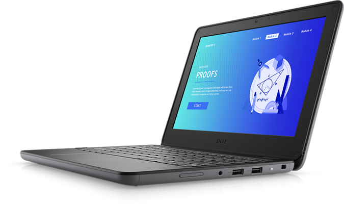 Dell Latitude 11 3140 11.6" HD Notebook, Intel N100, 0.8GHz, 4GB RAM, 128GB SSD, Win11P - 0PGKT