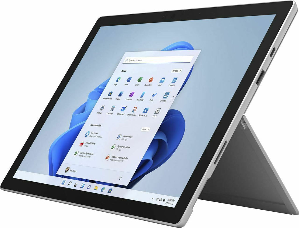 Microsoft Surface Pro-7+ 12.3" PixelSense Tablet, Intel i5-1135G7, 2.40GHz, 8GB RAM, 256GB SSD, Win10P - 1NA-00001