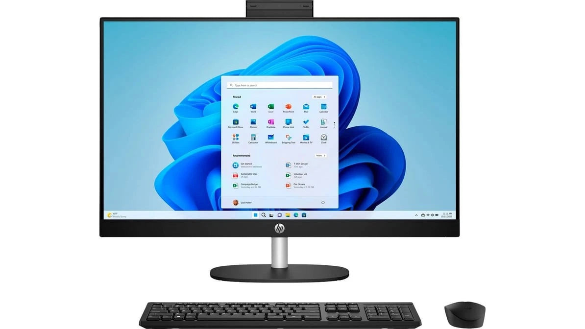 HP 27-cr0109c 27" FHD All-in-One PC, Intel i5-1334U, 3.40GHz, 16GB RAM, 1TB SSD, Win11H - BB4L5AA#ABL (Certified Refurbished)