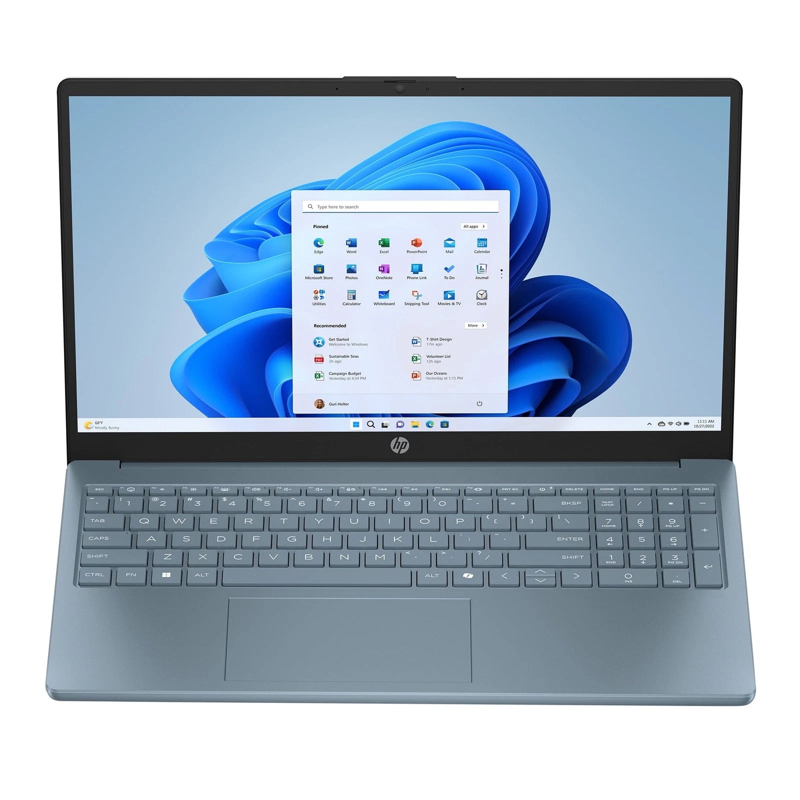 HP 15-fd0082wm 15.6" HD Notebook, Intel N200, 3.70GHz, 4GB RAM, 128GB UFS, Win11HS - B4UZ0UA#ABA (Certified Refurbished)