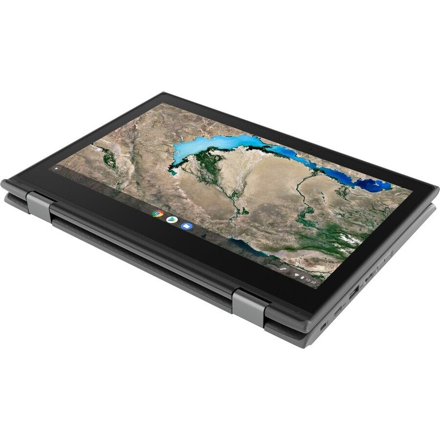 Lenovo 300e 11.6" HD 2nd Gen Convertible Chromebook, Intel Celeron N4020, 1.10GHz, 4GB RAM, 32GB eMMC, Chrome OS- 81MB001DUS