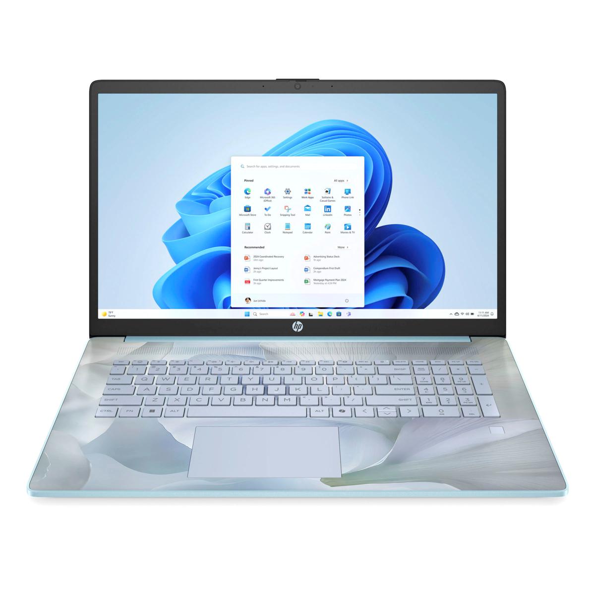 HP 17-cn3145ds 17.3" HD+ Notebook, Intel N100, 4GB RAM, 128GB UFS, W11HS - BK1C4UA#ABA (Certified Refurbished)