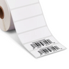 HP 3x1" Direct Thermal Labels, 2 Rolls, 2750 Labels, Adhesive, White - HPKER3X1PK2