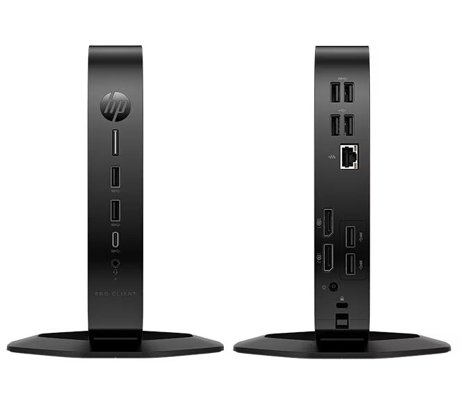 HP Pro t550 Thin Client Desktop, Intel Celeron J6412, 8GB RAM, 32GB eMMC, HP ThinPro - 9A8T0UT#ABA