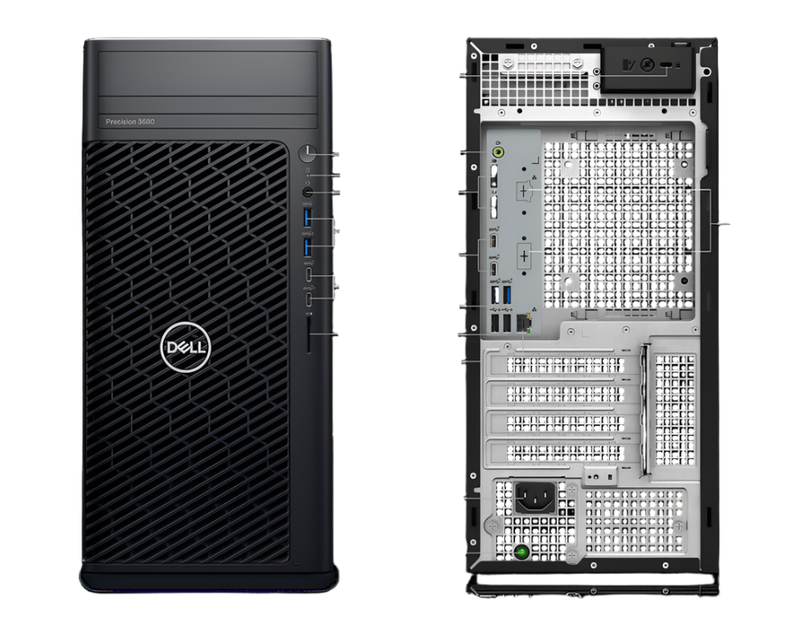 Dell Precision 3680 Tower Workstation, Intel i7-14700, 16GB RAM, 512GB SSD, W11P - PRE368099715-SA  (Certified Refurbished)