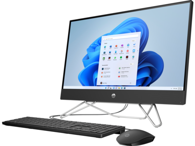 HP 24-cb0072ds 23.8" FHD All-in-One PC, Intel Pentium J5040, 2.0GHz, 8GB RAM, 256GB SSD, Win11H - 577K0AA#ABA (Certified Refurbished)