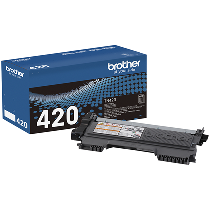 Brother Genuine Standard-Yield Black Toner Cartridge, 1200 Pages - TN420