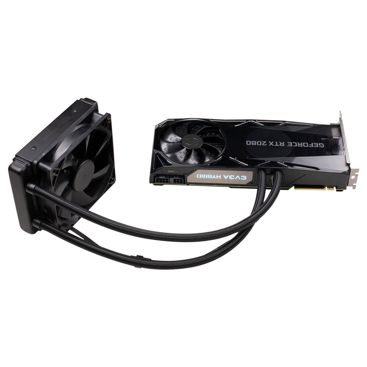 EVGA GeForce RTX 2080 Graphic Card, XC Hybrid Gaming Graphic Card, 8 GB GDDR6, 1.80 GHz Core, 256 bit Memory Bus Width, DisplayPort, HDMI - 08G-P4-2184-KR