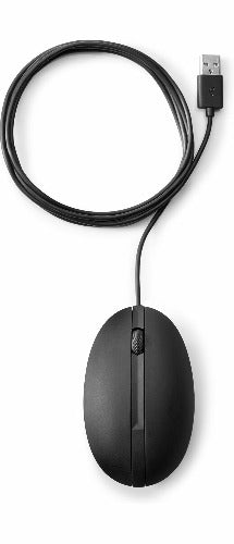 HP Wired Desktop 320M Optical Mouse, USB, 3 Buttons, Scroll Wheel, Black - 9VA80UT#ABA