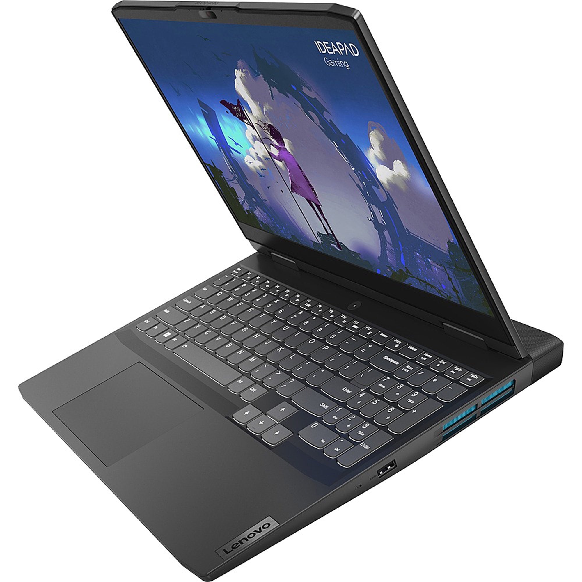 Lenovo IdeaPad Gaming 3 15ARH7 15.6" FHD Notebook, AMD R5-6600H, 3.30GHz, 8GB RAM, 256GB SSD, Win11H - 82SB0015US