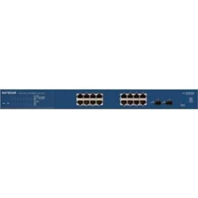 Netgear ProSafe GS716Tv3 16-Port Gigabit Smart Managed Switch, 2 SFP Ports, Desktop/Rack-mountable - GS716T-300NAS