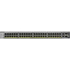 Netgear ProSafe S3300-52X-PoE+ Stackable Smart Switch, 48-Port Gigabit Ethernet, 4 10G Ports  - GS752TXP-100NES