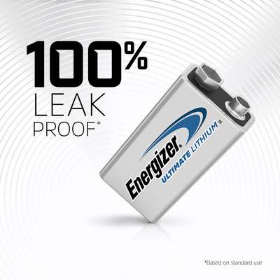 Energizer Ultimate Lithium 9-Volt Battery (2-Pack) - L522BP2