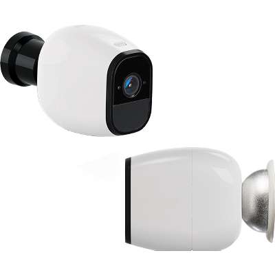 Netgear FlexPower Wire Free IP Camera, ONVIF Compliant, 720P HD Video With Night Vision, Wall-mountable - VNC4030-111PAS