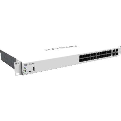 Netgear Insight Managed 28-Port Gigabit Ethernet Switch, PoE+ Smart Cloud Switch, 2 SFP+ 10G SFP Fiber Ports- GC728XP-100NAS