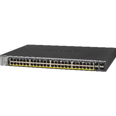 Netgear GS752TPP Gigabit Smart Managed Pro Switch, 48 Ports, 4 SFP, PoE+, L2/L3/L4  - GS752TPP-100NAS