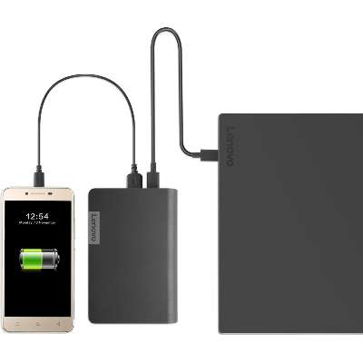 Lenovo USB-C Laptop Power Bank, 14,000 mAh, 2 USB Ports, USB-C - 40AL140CWW