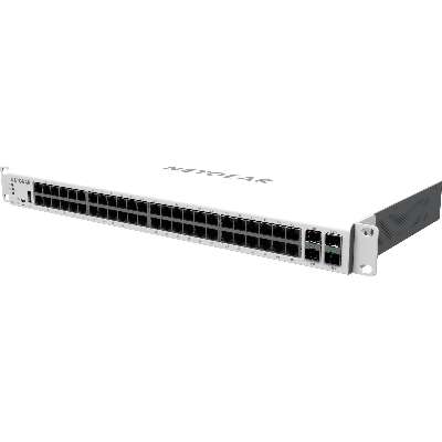 Netgear Insight Managed 52-port Gigabit Ethernet Smart Cloud Switch, 1G SFP + 10G SFP+ fiber Ports - GC752X-100NAS