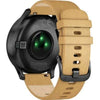 Garmin Vivomove HR Smart Watch, Onyx Black with Tan Suede Band - 010-01850-10