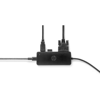 HP USB-C Travel Hub G2 for Notebooks, Wired, Black - 7PJ38UT