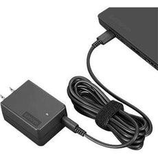 Lenovo 45W USB-C AC Portable Adapter, External Charger for Laptops & Smartphones - 4X20V07881