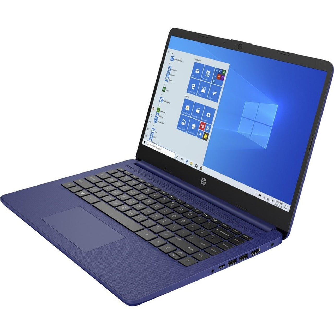 HP 14-dq0010nr 14" HD Notebook, Intel Celeron N4020, 1.10GHz, 4GB RAM, 64GB eMMC, Win10HS - 47X74UA#ABA