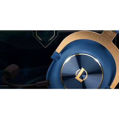 Logitech G PRO X Gaming Headset - League Of Legends Edition, Wired, USB - 981-001105