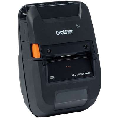 Brother RuggedJet RJ-3250WB-L 3" Mobile Direct Thermal Printer, Mono, Label/Receipt Print - RJ3250WBL