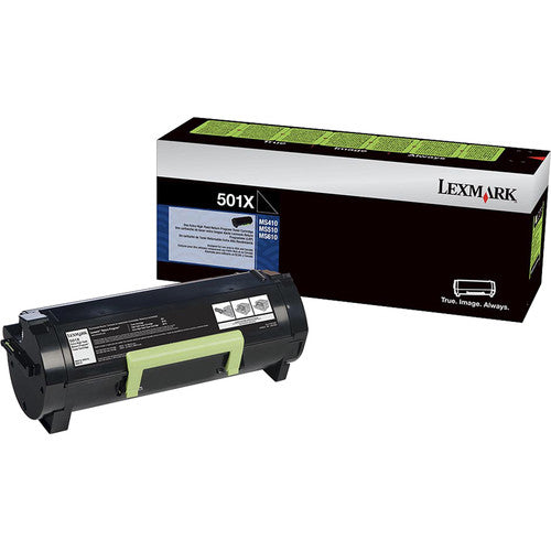 Lexmark 501X Extra High Yield Return Program Toner Cartridge, 10K Pages Yield- 50F1X00