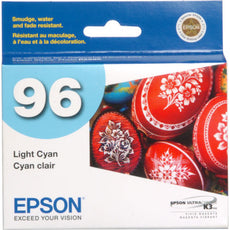 Epson 96 Light Cyan Ink Cartridge for Stylus Photo R2880 Printer, 940 Pages - T096520