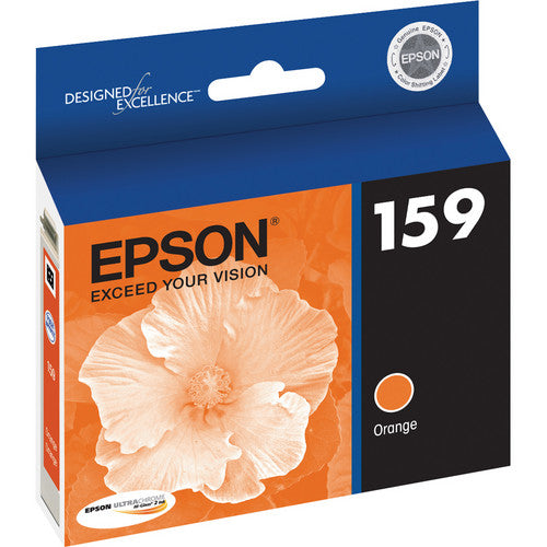 Epson 159 Hi-Gloss 2 Orange Ink Cartridge for Stylus Photo R2000 Printer, Standard Yield - T159920
